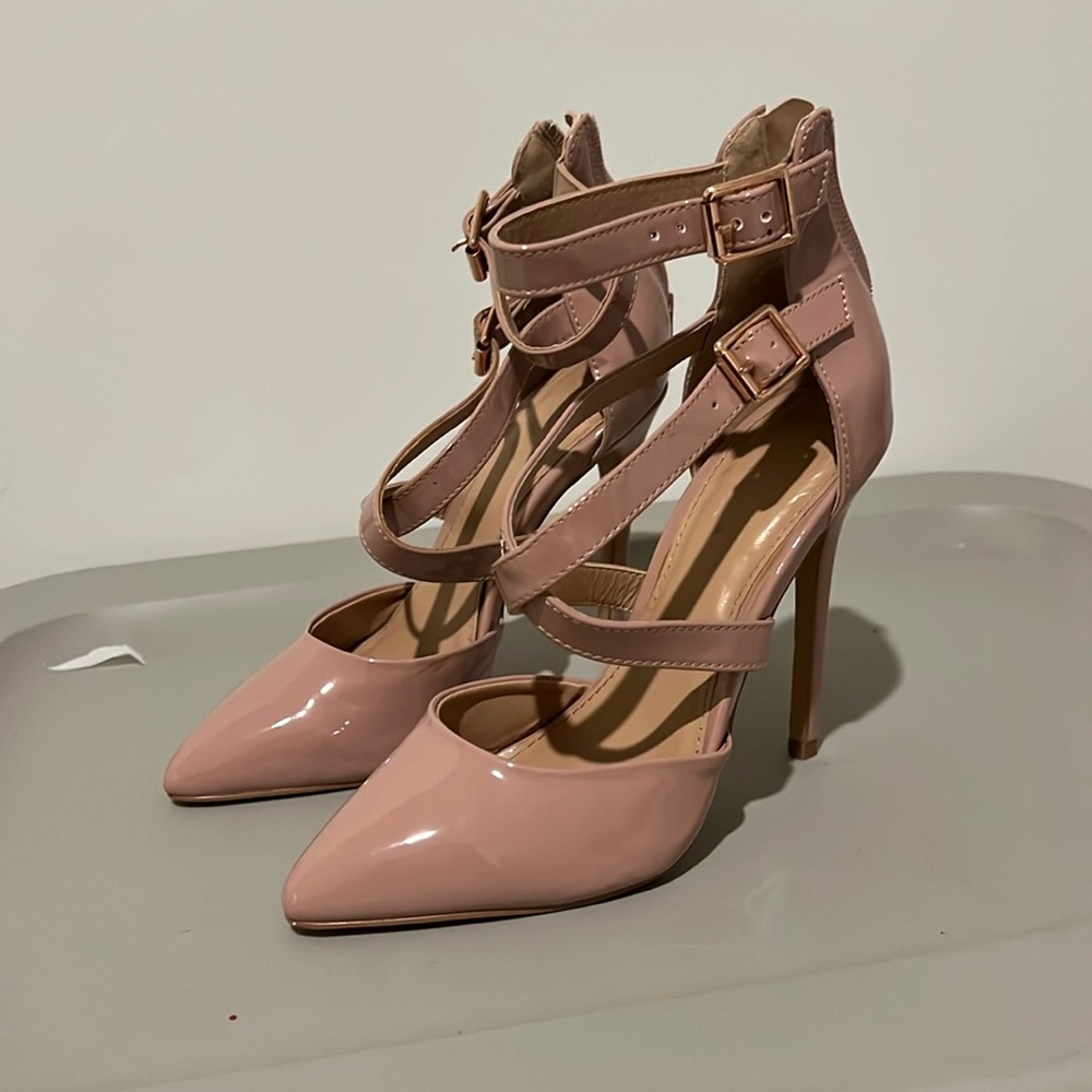 Charlotte Russe heels pinky nude